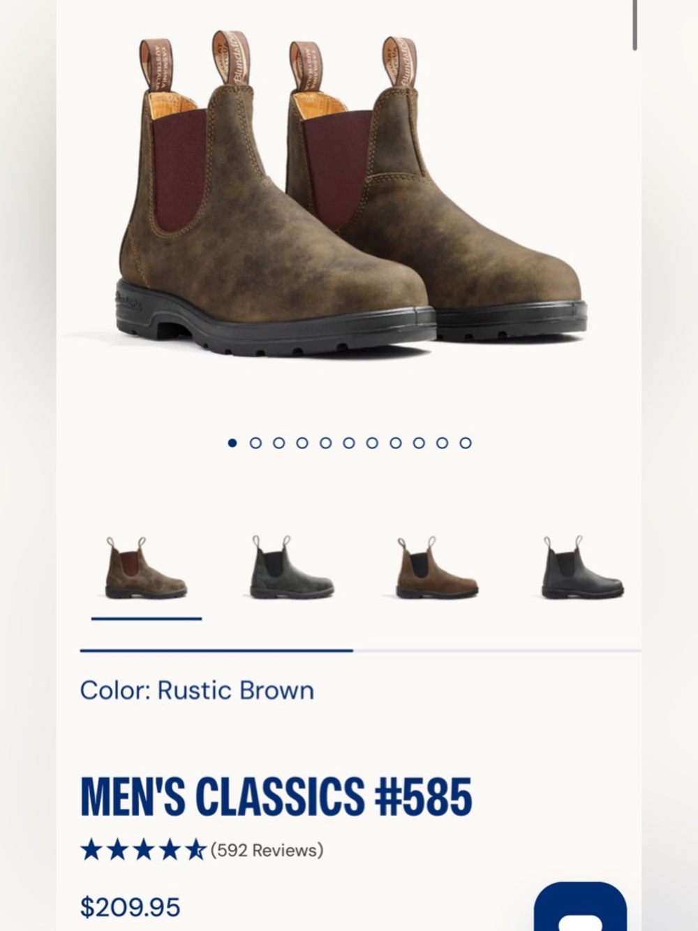 BLUNDSTONE Men’s Classic 585 - Picture 6 of 7